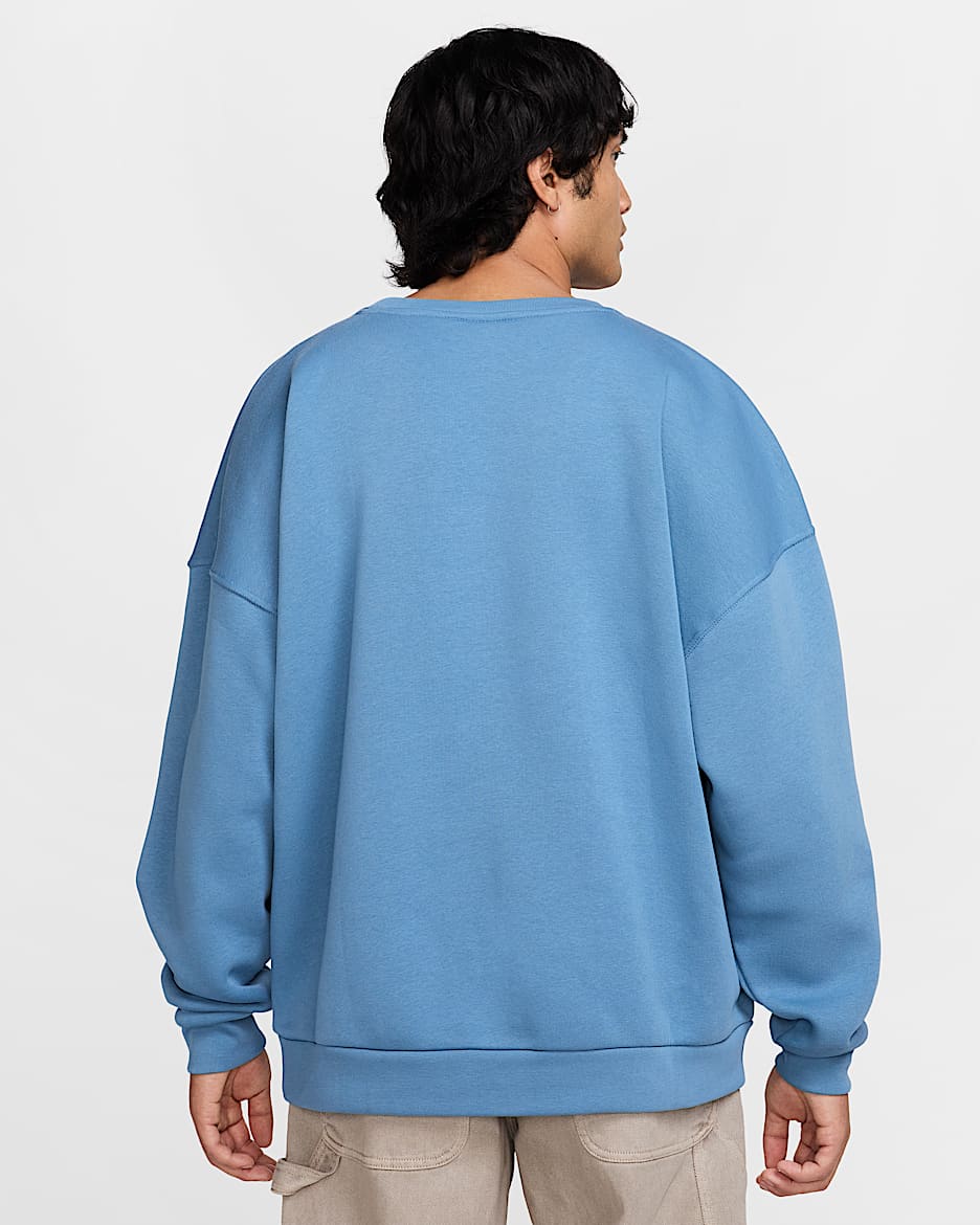 Nike crewneck fleece sweatshirt best sale